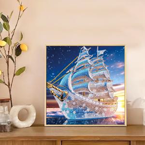 TEMU 특별한 모양의 걸이 사진, 초보자를 위한 DIY 3D 항해 걸이 사진 세트, 특별한 형태의 아트 걸이 사진 장식, 가족 거실 침실 장식 선물에 적합