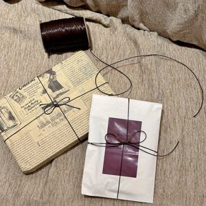 TEMU 선물 포장 및 DIY 공예용 393인치 빈티지 왁스 코드 - 고품질 나일론 인조 가죽 끈, 팔찌, 리본, 수제 프로젝트용 장식 실크 리본, DIY 공예 용품 | 빈티지 미학적 감각 | 매끄러운 마감, 공예용 리본