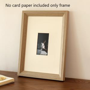 TEMU 20.3X25.4cm/8X10인치 이미지 및 포스터에 적합한 클래식 나무 장식 액자, 투명 아크릴 패널이 있는 견고한 나무 프레임 특징, 홈 데코 아트 포스터 액자로 완벽