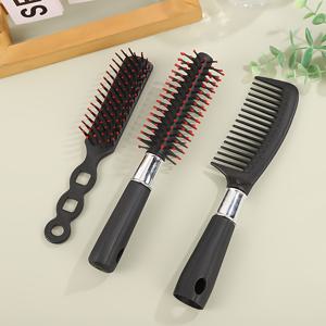 TEMU 3피스 세트 쿠션 마사지 빗, 헤어 스타일링 도구, 엉킴 방지 빗, 플랫 빗, 남녀공용 홈 스타일링 빗