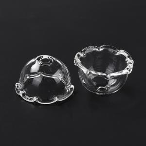 TEMU 10개 세트 우아한 녹색 투명 유리 콘 비즈 - 다중 꽃잎 디자인 (21-24.5x13mm) DIY 풍경, 액세서리 만들기, 공예용 - 끈, 와이어, 파이프 호환 가능 - 초보자와 전문가 모두에게 완벽한 창의적인 장식품, 별 모양 악센트, 다양한 크래프트 비즈, 면처리 텍스처 비즈