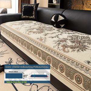 TEMU 레트로 스타일 꽃 조합 패턴 소파 쿠션 1개, 반려동물 친화적 쿠션, 기계 세탁 가능 폴리에스터 소파 보호 커버, 1/2/3/4인용 가정용 소파 보호 장식용으로 적합|소파|쇼파커버|쿠션커버