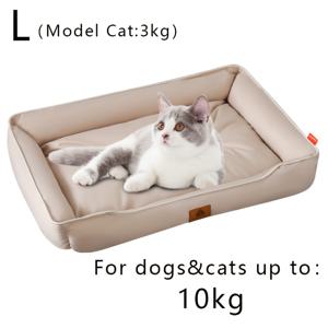 TEMU 튼튼한 600D 옥스포드 원단으로 제작된 솔리드 컬러, 눈에 띄는 디자인의 애완 동물 침대. 씹히지 않는 구조로 사계절 내내 사용 가능하며, 애완 동물들이 편안하게 잠을 잘 수 있도록 디자인되었습니다.