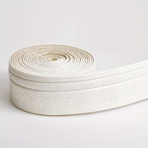 TEMU 베이스보드, 크라운 몰딩 및 트림용 10m 3D 자체 접착 폼 테이프 - 현대적인 매트 핏, 쉬운 설치, 내구성이 뛰어난 폴리우레탄 재질, 현대적인 홈 데코에 완벽한 장식 트림 테이프 | 현대 장식 | 자체 접착 테이프, 벽 베이스보드용 폼 테이프