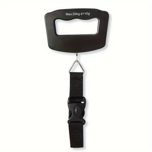 TEMU 1대 내구성 강한 디지털 리프팅 스케일, 대형 백라이트 LCD 디스플레이, 1대 휴대용 짐 전자 저울 110파운드/, 휴대용 미니 전자 저울(건전지 미포함)