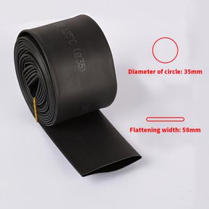 TEMU 1개/100cm 블랙 열수축 튜브, 2:1 수축 비율, 폴리올레핀 케이블 슬리브, 35mm 직경, 두꺼운 와이어 랩 키트, 산업용, 조립 불필요