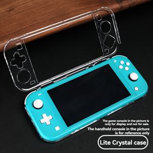 TEMU 닌텐도 스위치 라이트 투명 보호 케이스, 전면 및 후면 커버 포함, ABS 소재 하드 쉘, 미끄럼 방지 스크래치 방지, 강화된 그립, 정밀 컷아웃, 게이머를 위한 이상적인 선물