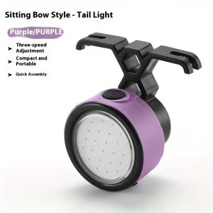 TEMU 야외 자전거용 스마트 라이트, 로드 자전거 또는 산악 자전거 야간 라이딩에 적합, 빛 감도, 다양한 조절 수준, 간편한 설치, 다양한 색상으로 제공되는 시트 포스트 타입, 사이클링 액세서리