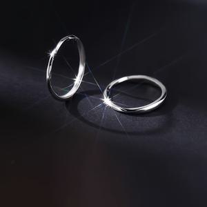 TEMU 여성용 우아한 웨이브 링 세트 2개 - 화이트 골드 도금 구리, 조절 가능한 오픈 디자인, 일상 착용 및 음악 축제에 완벽, 축제 주얼리| 링|조절 가능한 링, 산타 크라우 링, 약혼 반지, 여성용 링