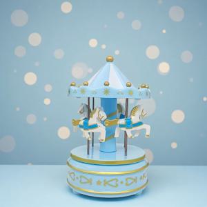 TEMU 1개 드림 캐롤라운드 뮤직 박스, 유럽 스타일 뾰족한 뿔형 상단, 가정 장식용 손목시계 뮤직 박스, 콘솔 테이블 장식에 완벽, 캐롤라운드와 닮아, 축제 장식 및 선물용으로 이상적