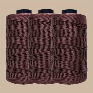 TEMU 고품질 나일론 코바늘 뜨개질 털실 3개 세트. 각 100G, 직경 1.5mm, 3겹 구조. 다양한 색상으로 제공되며 모자, 가방, 신발, 식물 지지대, 차량 매트 등 코바늘 뜨개질 프로젝트에 적합합니다.|발매트