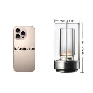 TEMU 아웃도어 테이블 램프, 캠핑 분위기 조명, 홈룸 데코 데스크 램프, USB 충전, 터치 스위치|캠핑테이블|무드등