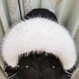 TEMU 럭셔리 인조 퍼 스카프