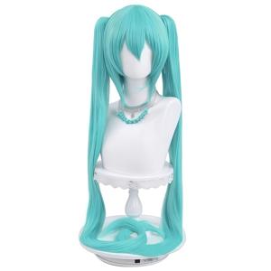 TEMU 애니메이션 코스프레용 긴 녹색 합성 가발, 일상, 생일, 내열성 섬유에 적합, 롤플레잉, 할로윈, 크리스마스 코스튬, 코스프레 행사, 파티, 무대 공연, 뮤직 페스티벌 및 댄스에 이상적