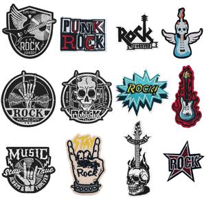 TEMU 12개 힙피 펑크 록 애니메이션 만화 모험 재미있는 멋진 스티커 바느질 배지, 의류 액세서리 자수 바느질 다림질 패치 옷 바지 장식 배지 신발 모자 가방 액세서리 구멍 보수 자수 스티커