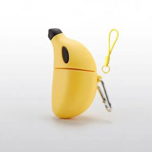 TEMU [3종 세트] 3D 바나나 이어폰 케이스 세트, 애플 프로 3/프로 2/프로 및 에어팟 4/3/2/1 호환, 귀여운 카툰 이어폰 보호 커버, 패셔너블, 심플, 아트스타일 이어폰 케이스