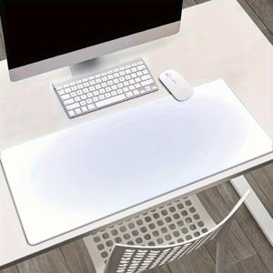 TEMU JlT 블루 앤 화이트 그라데이션 디자인 마우스 패드 키보드 게이밍 사무용 컴퓨터 플레이어 데스크탑 매트 1개, 가정용 친구 선물, 크리스마스 및 할로윈 장식, 게이밍 마우스 P, 다양한 사이즈 1개