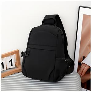 TEMU 여성용 패션 캐주얼 체스트백 - 멀티포켓 나일론 크로스바디 슬링백 (남성용), 야외 활동, 사이클링, 피트니스에 이상적, 스포티 스타일, 지퍼 잠금, 손세탁 또는 드라이클리닝, 내구성 있는 소재, 조절 가능한 스트랩, 편안한 착용감, 디자인, 지갑 및 액세서리 수납 공간