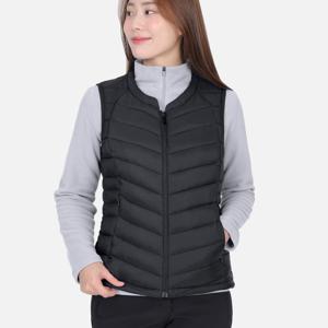 TEMU 여성 부드러운 슬림라인 따뜻한데 가벼운 경량 패딩 조끼 페더리피치(W6WV10)