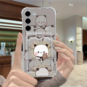 TEMU 휴대폰 케이스 - 세련되고 다재다능한 카드 홀더 케이스. 심미적, 실용적, 내구성이 뛰어나고 낙하 및 마모에 강합니다. 사진과 카드를 보관할 수 있습니다.