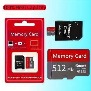 TEMU 레드 그레이 메모리 카드/TF 카드/고속 클래스 10 U3/선택 가능 용량 100GB 64GB 32GB 8GB 512MB SD 카드 포함, 스마트폰, 태블릿 등에 최적화된 안정적인 성능