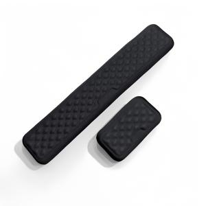 TEMU 키보드 및 마우스용 손목 보호대 2개 세트. 마우스 패드와 손목 보호 기능이 함께 제공되며, 인체공학적 메모리 폼 디자인과 편안한 손목 마사지 기능이 있습니다.