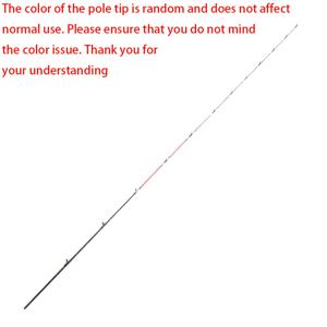 TEMU 제조 배치에 따라 색상이 약간 다를 수 있습니다. 양해 부탁드립니다. . 겨울용 하프 티타늄 낚싯대 팁 2025 45cm/55cm 스피닝 카본 파이버 접이식 휴대용 파이버글라스 낚싯대