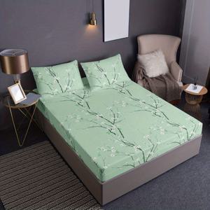 TEMU 3장 Fitted 시트 세트 1*Fitted 시트 + 2*베개 커버, 코어 없음, 프린트 침구 세트, 침실 게스트 룸 호텔용 부드럽고 아늑한 침대 세트, 크리스마스 선물