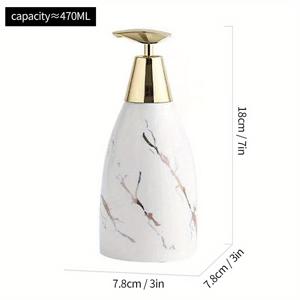 TEMU 욕실 정리 및 수납 용품으로, 핸드 소파 펌프 병, 빈 샴푸 병, 샤워 젤 디스펜서, 고급 핸드 소파 용기 포함