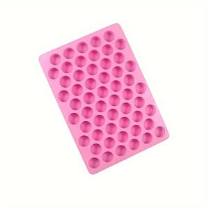 TEMU 55개 소형 원통형 실리콘 케이크 장식 몰드, 수제 초콜릿 몰드, 왁스 씰 몰드, 식품 등급.