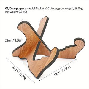 TEMU 목재 기타 스탠드: 어쿠스틱 및 일렉트릭 기타를 위한 견고하고 내구성 있는 X 프레임 디자인 - 58.5*39*35cm 기타에 적합