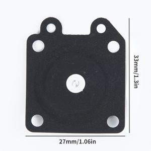 TEMU 1개 체인소 카뷰레이터 계량 다이어프램 개스킷 카뷰레이터 수리 재건 키트 Walbro 95-526 95-526-9 95-526-9-8용