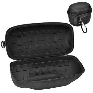 TEMU Xtreme 4/3 휴대용 무선 스피커 호환 케이스. 여행용 휴대 및 보관 정리함, 어댑터 홀더 포함 (박스만) - 블랙