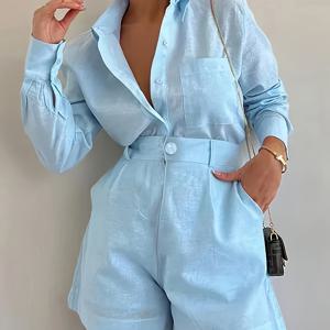 TEMU 새로운 우아하고 스타일리시한 여성용 바지 정장