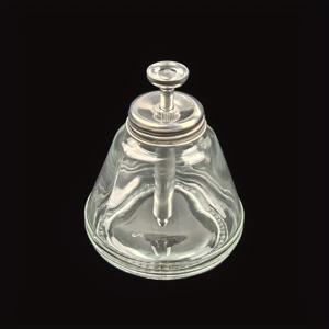 TEMU 180ml 유리 압착형 알코올 병, 두꺼운 유리와 금속 튜브, 액체 추출, 가정 청소, 휴대폰 및 컴퓨터 유지 보수에 적합