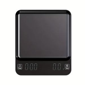 TEMU 원 디지털 주방 저울 - 3000G/0.1G 커피 저울 (타이머 기능 포함), 고정밀 다기능 식품, 고기, 보석, 실험실 카라트 파우더 저울 (백라이트 LCD 디스플레이 포함, 배터리 미포함)