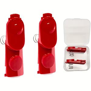 TEMU V7, V8, V10, V11용 퀵릴리스 버튼이 있는 진공 부착물 2개, 교체 부품, 키리스 설치, 배터리 없는 무전원 모드