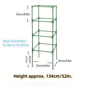 TEMU 토마토, 오이 및 콩용 정원 트렐리스 | 다중 사이즈 52