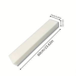 TEMU 대형 화이트 크래프트 폼, 23.62인치, 예술 프로젝트, 조각, 꽃 장식 및 센터피스에 완벽, 녹색 스태빌라이저, 웨딩 롱 블랙 플라워 아레인지먼트, 고밀도 폼 장식 재료, 재사용 가능한 크래프트 폼, 정원 꽃 장식, 장식용 폼 바, 폼 블록, 몰드 가능한 폼, 공예용 폼 모양, 스타일로폼 볼, 스타일로폼 모양, 행아오셀 셸 모양