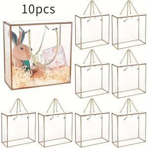 TEMU 세련된 10개 선물 상자 세트 (골드, 화이트, 블랙 디테일) - 주얼리, 소형 물품, 꽃 장식, 선물, 주얼리 및 비즈 용품 쇼핑 및 포장에 적합