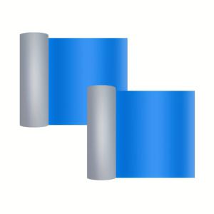 TEMU 2롤 헤비듀티 PE 방수 테이프 - UV 및 금속 지붕, 천장, 실란트용 - 강력 접착, 방수, 타이핑용 - 올인원 다용도 표면 (그레이/블루) - 경제적인 방수 솔루션
