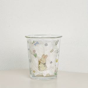 TEMU 1/2/4개, 인스 스타일 밀크 캔디 토끼 유리 컵, 차가운 브루드 커피 컵, 차가운 음료 밀크 컵, 아침 식사용 컵, 카페, 가정, 레스토랑, 휴일 파티, 축제 선물에 적합