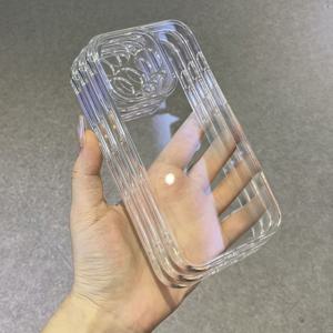 TEMU 휴대폰 케이스 - 아이폰 17, 16, 15, 14, 13, 12, 11 Pro Max, X, Xr, Xs Max, 7, 8 Plus용 초슬림 투명 TPU 폰 케이스 3개 세트, 투명 뒷면 보호