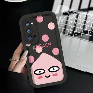 TEMU 귀여운 핑크 아패치 카카오 친구 폰 케이스, 삼성 갤럭시 S25 S24 S23 S22 S21 S20 FE 울트라 플러스 4G 5G와 호환 가능, 드롭 보호를 위한 부드러운 TPU 뒷커버.