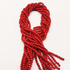 TEMU 1200+ 단단한 4mm 유리 비즈 10 줄, 휴일 비즈, 오스트리아 유리 비즈, 유리 론델 비즈, 팔찌, 목걸이, 발목, 귀걸이, 보석 만들기, DIY 여유로운 비즈, 결혼식 장식, 비즈 공급