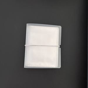 TEMU 40페이지 투명한 프로스티드 포토 앨범 (3인치) 탄력 있는 클로저 포함 - 사진, 엽서, 영수증, 스티커 및 수집품용 내구성 플라스틱 스크랩북 - 가정, 사무실, 여행, 문서 보관을 위한 휴대용 정리함 | 기능적인 정리함 | 투명 커버