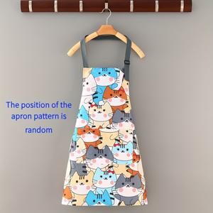 TEMU 주방 주방복, 넉넉한 포켓 2개가 있는 조절 가능한 쿠킹 앞치마, 요리사, 베이커, 웨이츠팅, 바베큐, 미용사, 레스토랑 사용에 적합