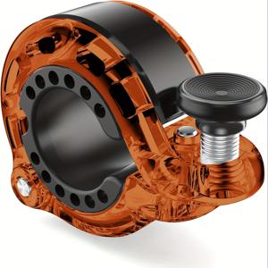 TEMU 2025 신형 자전거 벨, 최대 110dB 선명한 울림, 초경량 크롬 니켈 알루미늄 합금 업그레이드 소재, 방청 내구성, 투명 컬러 옵션, 자전거·전기자전거·스쿠터용, 가족과 친구를 위한 선물