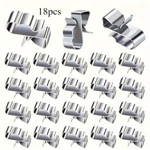 TEMU 18개 스테인리스 스틸 트레일러 프레임 와이어 클립, 보트 및 낚시용 트레일러 전선 정리용 교체 부품