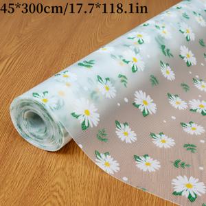 TEMU 1롤 EVA 미끄럼방지 서랍 라이너 - 절단 가능, 신발장, 옷장, 찬장, 다목적 사용, 캐비닛 라이닝, 선반 매트